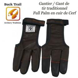 BUCK TRAIL Gantier Full Palm en cuir de cerf S