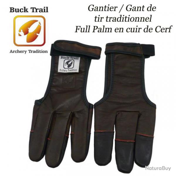 BUCK TRAIL Gantier Full Palm en cuir de cerf XL