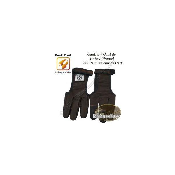 BUCK TRAIL Gantier Full Palm en cuir de cerf XL