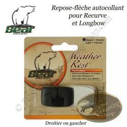 BEAR ARCHERY Repose-flèche autocollant pour Compound, Recurve et Longbow Gaucher