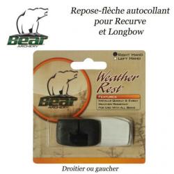 BEAR ARCHERY Repose-flèche autocollant pour Compound, Recurve et Longbow Gaucher