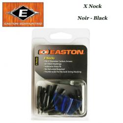 EASTON Encoches intérieures X Nocks 12 Pack Noir