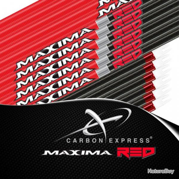 CARBON EXPRESS Maxima Red tubes nus pour flches de chasse et tir 3D 250
