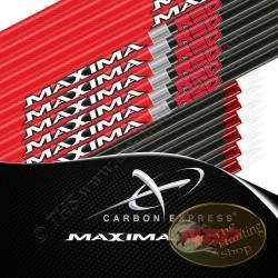 CARBON EXPRESS Maxima Red tubes nus pour flèches de chasse et tir 3D 350