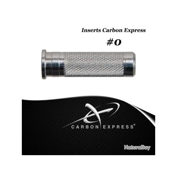 CARBON EXPRESS Inserts en aluminium pour pointes  visser pour PileDriver, Mayhem & Maxima Inserts #