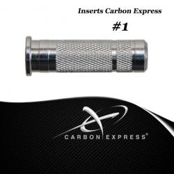 CARBON EXPRESS Inserts en aluminium pour pointes à visser pour PileDriver, Mayhem & Maxima Inserts #