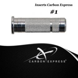 CARBON EXPRESS Inserts en aluminium pour pointes à visser pour PileDriver, Mayhem & Maxima Inserts #