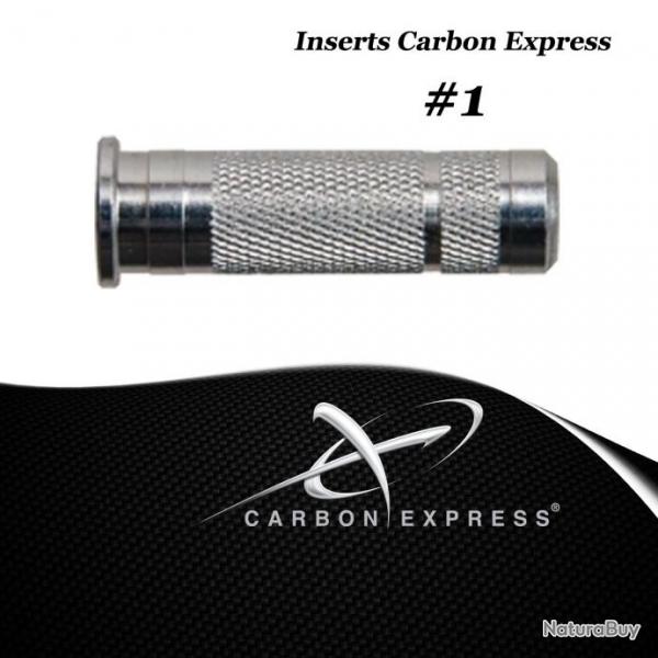 CARBON EXPRESS Inserts en aluminium pour pointes  visser pour PileDriver, Mayhem & Maxima Inserts #