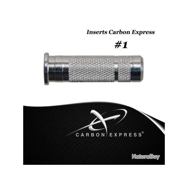 CARBON EXPRESS Inserts en aluminium pour pointes  visser pour PileDriver, Mayhem & Maxima Inserts #