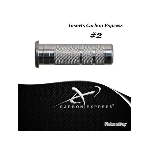 CARBON EXPRESS Inserts en aluminium pour pointes  visser pour PileDriver, Mayhem & Maxima Inserts #