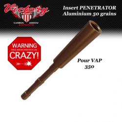 VICTORY ARCHERY VAP Penetrator Insert adaptateur en aluminium ou en acier inox pour pointes de chass