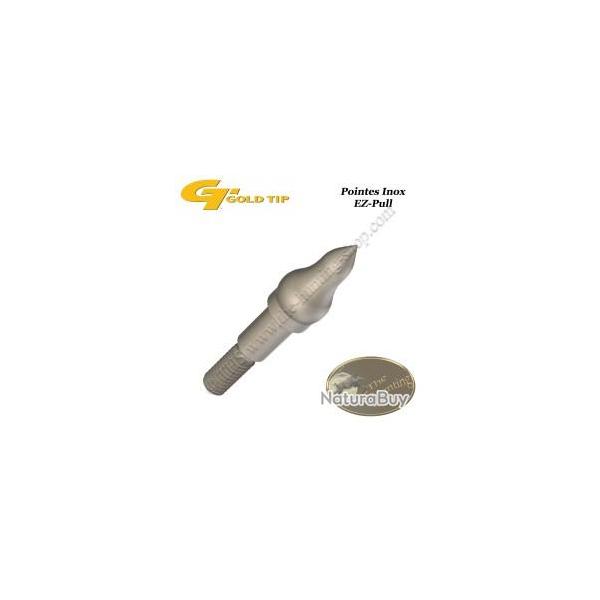 GOLD TIP EZ-Pull Pointes d'entrainement  visser en acier inox faciles  retirer de cibles dures et 