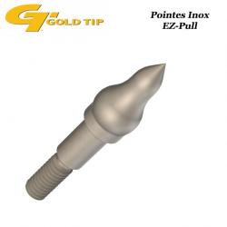 GOLD TIP EZ-Pull Pointes d'entrainement à visser en acier inox faciles à retirer de cibles dures et 
