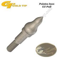 GOLD TIP EZ-Pull Pointes d'entrainement à visser en acier inox faciles à retirer de cibles dures et 