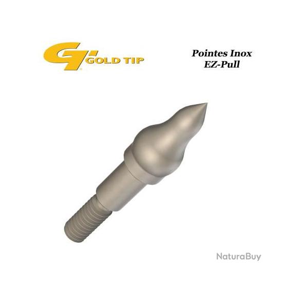 GOLD TIP EZ-Pull Pointes d'entrainement  visser en acier inox faciles  retirer de cibles dures et 