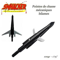 SWHACKER Pointes de chasse mécaniques bilame 100 grains 1.75" (cut)