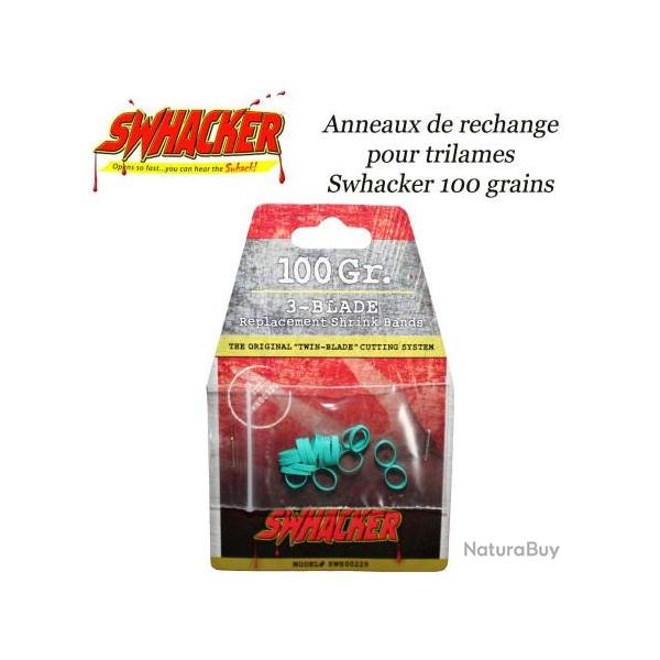 SWHACKER Anneaux de rechange pour lames de chasse mcaniques 100 grains 1,50" (cut) trilames