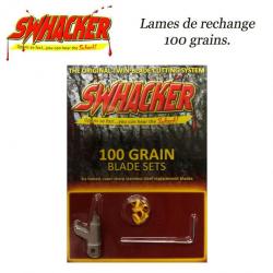 SWHACKER Lames de rechange pour pointe de chasse 100 grains 1.75" (cut)