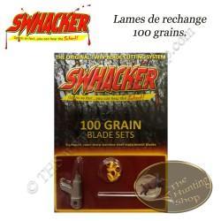 SWHACKER Lames de rechange pour pointe de chasse 100 grains 1.75" (cut)