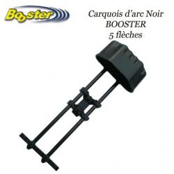 BOOSTER Carquois d'arc 5 flèches pour compound noir ou camo kryptek highlander  Black