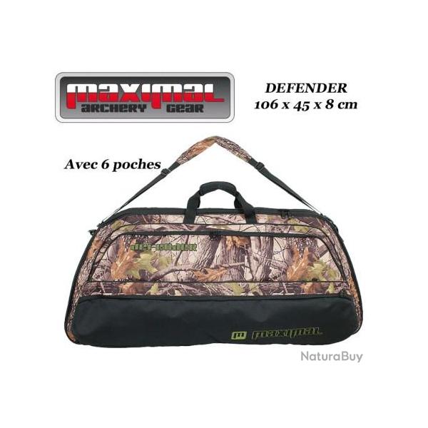 MAXIMAL Defender Grande housse camo pour le transport et la protection d'arc compound