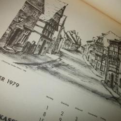 Calendrier 1979 - 12 Illustrations lithographies Fritz Klemm  (Germania)