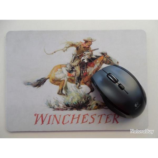 Grand TAPIS  de  SOURIS  pour Ordinateur Modle  WINCHESTER  Cheval 