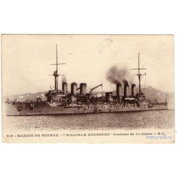 CPA - MARINE DE GUERRE - WALDECK ROUSSEAU " Croiseur de 1er classe N872