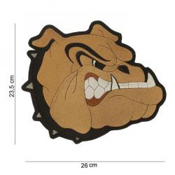 Patch " bulldog" large  -  brodé -