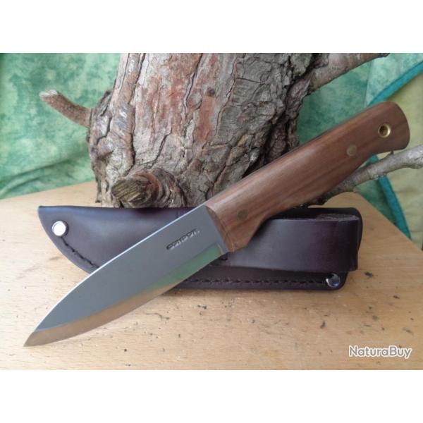 Couteau Condor Bushlore Knife Rando Survie Chasse Lame acier 1075 Etui cuir CTK23243HC