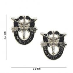 Badge : special forces - 2 pièces -  métal -       441008-1226