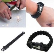 Kit de survie militaire noir corde Parachute - Achat vente pas cher Surplus militaire
