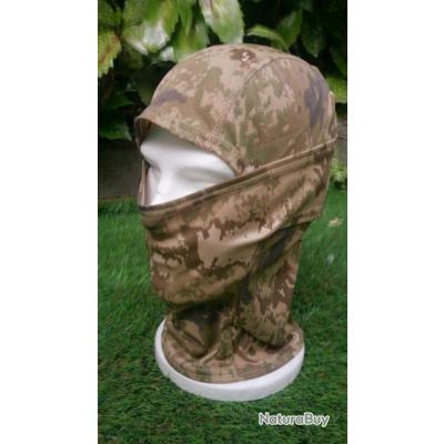 Cagoule Tactique Intégrale Camouflage – Masque Visage Airsoft Et Outdoor