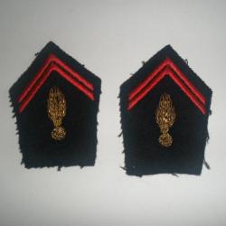 pattes de cols officier d'infanterie