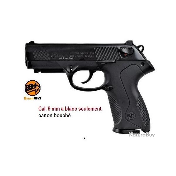 Pistolet Militaire  blanc  Mod. P4  Bronze Cal. 9mm