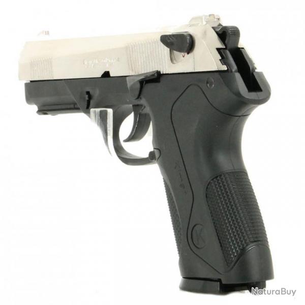 Pistolet Militaire  blanc  Mod. PK4  Nickel Chrome Cal. 9mm