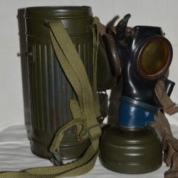 MASQUE A GAZ ALLEMAND MOD.1938 WEHRMACHT-HEER-LUFTWAFFE-MARINE-WAFFEN-2°WW