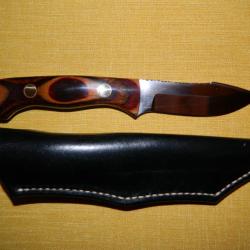 Couteau de chasse artisanal signé Alan Wood (England)