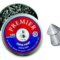 PLOMB  Crosman Premier  SUPER POINT  « POINTED »  4.5 mm  Boite de 500