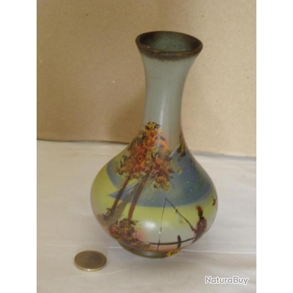 antique vase peint a la main  brentleigh ware made in england