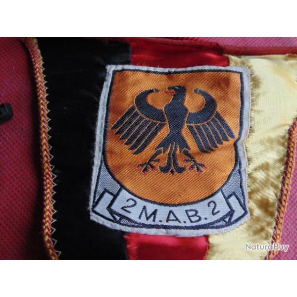 fanion avec badge unit allemand des annes 80  RFA allemagne TBE