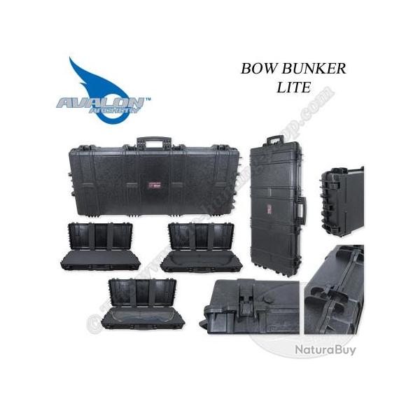 AVALON Tec X Bow Bunker LITE Valise rigide de protection et de transport avec roues intgres pour a