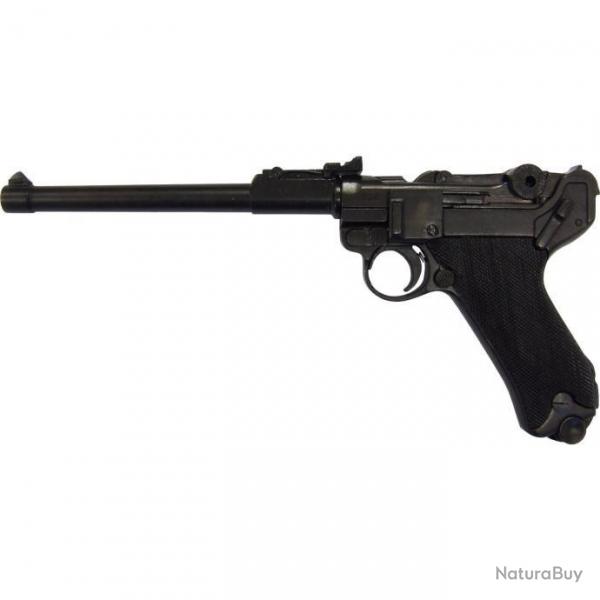 Offrez cette Rplique  Pistolet  LUGER  d?Artillerie Noir   34.5 cm