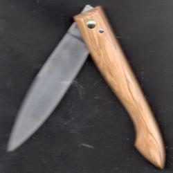 Rare CAPUCIN  OLIVIER GRATUIT gravé prénom beau couteau