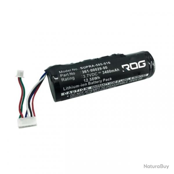 batterie ROG pour Garmin collier DC40 DC30 3400maH