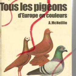 Tous les pigeons d'europe en couleurs