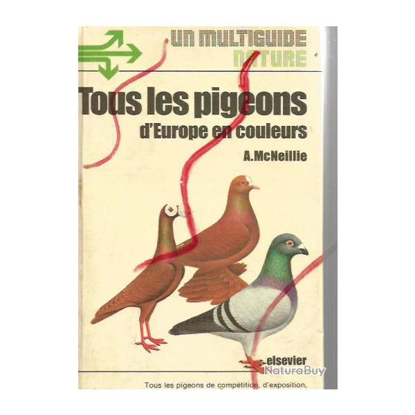 Tous les pigeons d'europe en couleurs