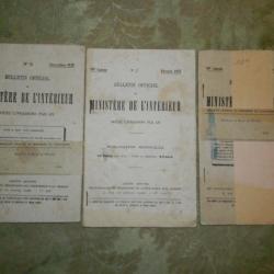Bulletin Officiel du Ministère de l'Intérieur 1925