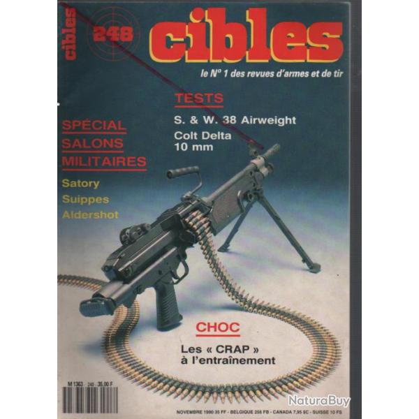 cibles 248 , ball trap crap les maitres de guerre , les couteaux de combat, satory suippes 1990,