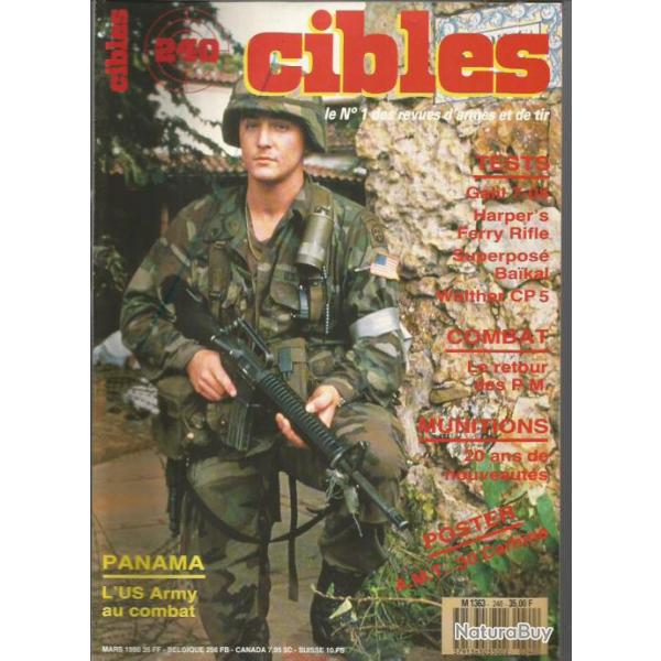 cibles 240 panama us army au combat , le retour des pistolets mitrailleur services spciaux ,